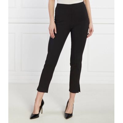 Marc Cain Spodnie cygaretki Straight fit czarny 36 Marc Cain Spodnie cygaretki Straight fit czarny 36