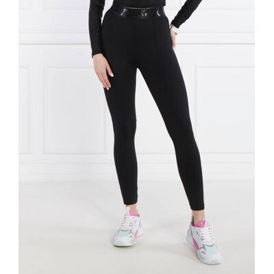 EA7 Legginsy Slim Fit czarny XL EA7 Legginsy Slim Fit czarny XL