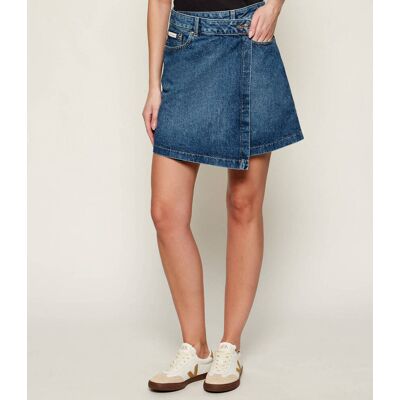 Calvin Klein Jeans Jeansowa spódnica COLD SPRIN niebieski 25 Calvin Klein Jeans Jeansowa spódnica COLD SPRIN niebieski 25