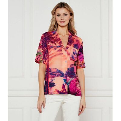 Desigual Koszula PARADISE_LACROIX Loose fit multikolor L Desigual Koszula PARADISE_LACROIX Loose fit multikolor L