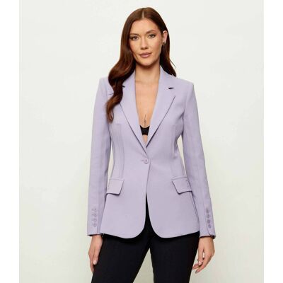 Elisabetta Franchi Marynarka Slim Fit lawendowy 44 Elisabetta Franchi Marynarka Slim Fit lawendowy 44