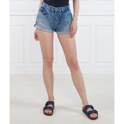 Pepe Jeans London Szorty SUZIE Regular Fit denim niebieski 29 Pepe Jeans London Szorty SUZIE Regular Fit denim niebieski 29