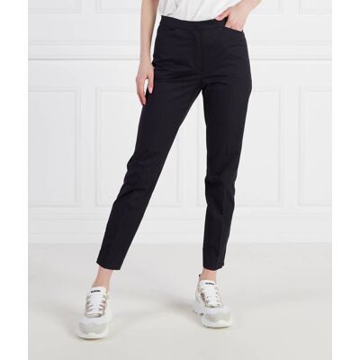 Marc Cain Spodnie Straight fit high waist czarny 34 Marc Cain Spodnie Straight fit high waist czarny 34
