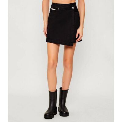 Calvin Klein Jeans Jeansowa spódnica czarny 29 Calvin Klein Jeans Jeansowa spódnica czarny 29