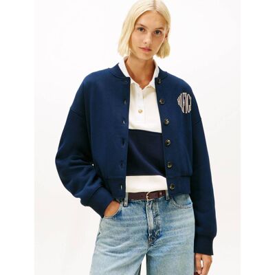 Tommy Hilfiger Bluza VARSITY Relaxed fit granatowy L Tommy Hilfiger Bluza VARSITY Relaxed fit granatowy L