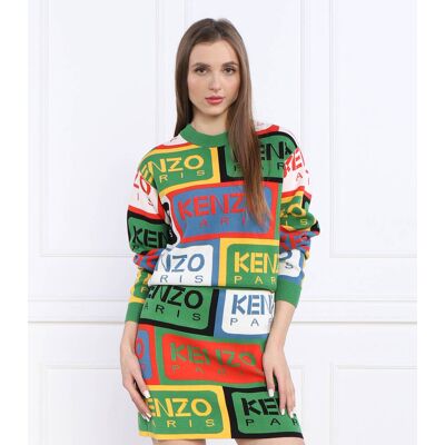 Kenzo Sweter Regular Fit multikolor L Kenzo Sweter Regular Fit multikolor L