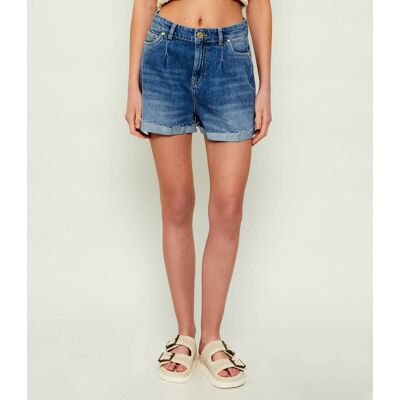 Gaëlle Paris Jeansowe szorty Relaxed fit niebieski 29 Gaëlle Paris Jeansowe szorty Relaxed fit niebieski 29