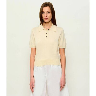 A.P.C. Polo Ruby Regular Fit żółty S A.P.C. Polo Ruby Regular Fit żółty S