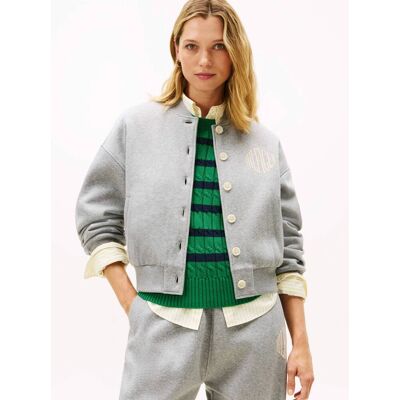 Tommy Hilfiger Bluza VARSITY Relaxed fit szary M Tommy Hilfiger Bluza VARSITY Relaxed fit szary M