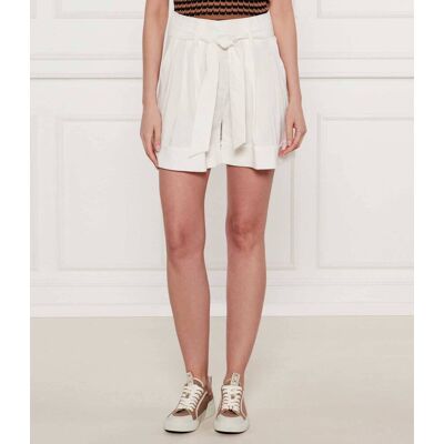 Marc Cain Lniane szorty Relaxed fit high waist ecru 40 Marc Cain Lniane szorty Relaxed fit high waist ecru 40