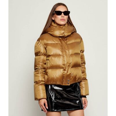 Patrizia Pepe Puchowa kurtka Regular Fit musztardowy 42 Patrizia Pepe Puchowa kurtka Regular Fit musztardowy 42