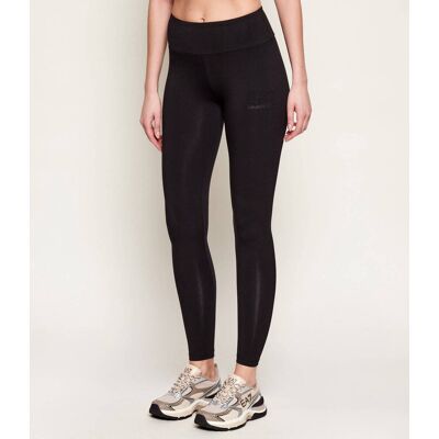 EA7 Legginsy Slim Fit czarny L EA7 Legginsy Slim Fit czarny L
