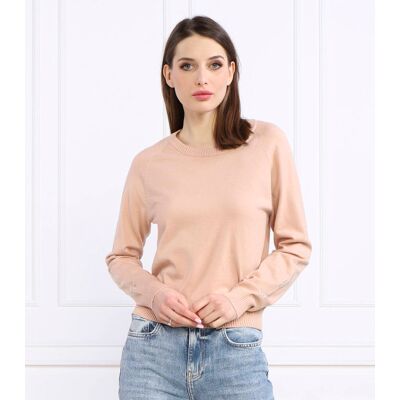 Liu Jo Sport Sweter Regular Fit pudrowy róż S Liu Jo Sport Sweter Regular Fit pudrowy róż S