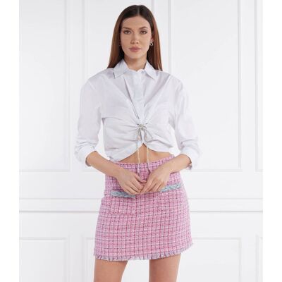 Liu Jo Koszula Cropped Fit biały 34 Liu Jo Koszula Cropped Fit biały 34