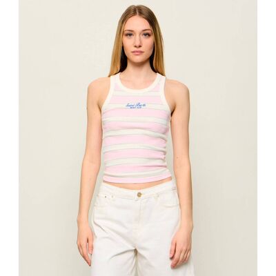 ST.Barth Top ADA Slim Fit różowy XS ST.Barth Top ADA Slim Fit różowy XS