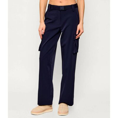 Spodnie cargo Guess X North Sails Relaxed fit mid rise granatowy L Spodnie cargo Guess X North Sails Relaxed fit mid rise granatowy L