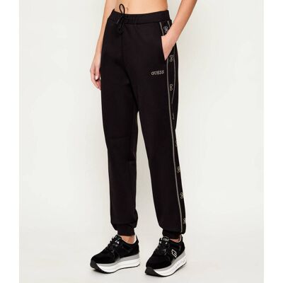 Guess ACTIVE Spodnie jogger OCTAVIA Regular Fit czarny XL Guess ACTIVE Spodnie jogger OCTAVIA Regular Fit czarny XL