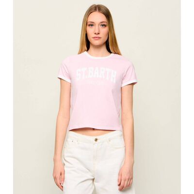 ST.Barth T-shirt Emilie Cropped Fit różowy XS ST.Barth T-shirt Emilie Cropped Fit różowy XS
