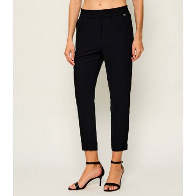 Marc Cain Spodnie Tapered fit czarny 42 Marc Cain Spodnie Tapered fit czarny 42