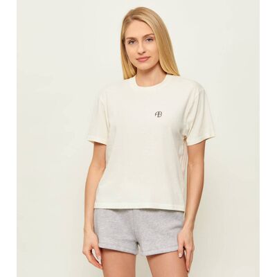 Anine Bing T-shirt WAGNER Regular Fit ecru XS Anine Bing T-shirt WAGNER Regular Fit ecru XS