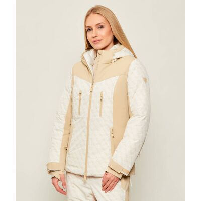 Guess Kurtka narciarska FLORA Regular Fit beżowy S Guess Kurtka narciarska FLORA Regular Fit beżowy S