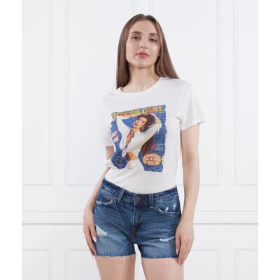 Guess T-shirt Regular Fit biały XL Guess T-shirt Regular Fit biały XL