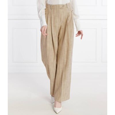 Boss BLACK Spodnie Toftcira Relaxed fit beżowy 34 Boss BLACK Spodnie Toftcira Relaxed fit beżowy 34