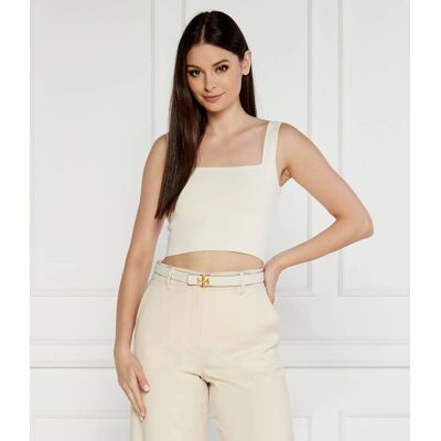 Weekend MaxMara Top Tresa Cropped Fit beżowy XL Weekend MaxMara Top Tresa Cropped Fit beżowy XL