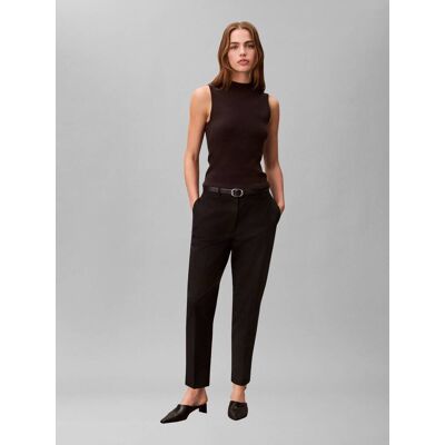 Calvin Klein Spodnie chino Straight fit czarny L Calvin Klein Spodnie chino Straight fit czarny L