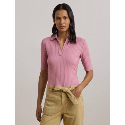 Polo Ralph Lauren LAUREN RALPH LAUREN Sweter RAYON Slim Fit różowy XS Polo Ralph Lauren LAUREN RALPH LAUREN Sweter RAYON Slim Fit różowy XS
