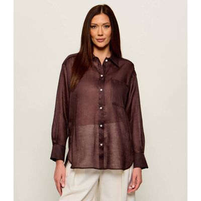 Marella Koszula MLLCOSMO Regular Fit brązowy 40 Marella Koszula MLLCOSMO Regular Fit brązowy 40