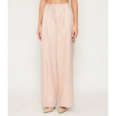 Marc Cain Spodnie WICHITA Relaxed fit pudrowy róż 38 Marc Cain Spodnie WICHITA Relaxed fit pudrowy róż 38