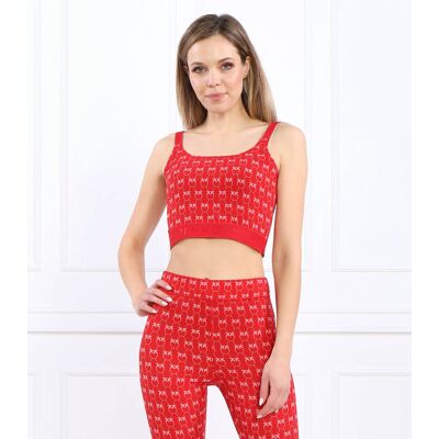 Pinko Top Regular Fit czerwony XS Pinko Top Regular Fit czerwony XS
