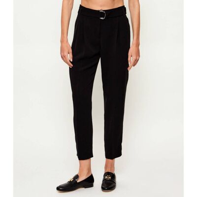 Boss BLACK Spodnie cygaretki Tapia Regular Fit czarny 36 Boss BLACK Spodnie cygaretki Tapia Regular Fit czarny 36
