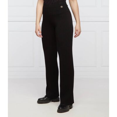 TWINSET Spodnie Regular Fit high waist czarny XS TWINSET Spodnie Regular Fit high waist czarny XS
