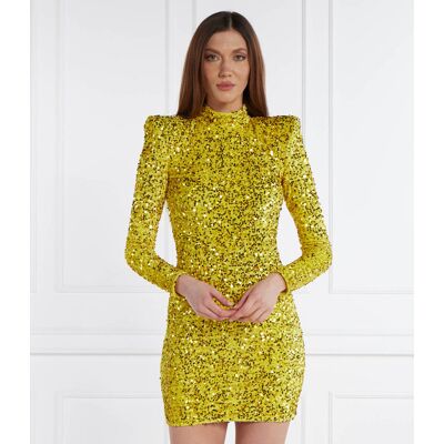 Elisabetta Franchi Sukienka żółty 42 Elisabetta Franchi Sukienka żółty 42