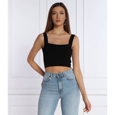 Weekend MaxMara Top TRESA Cropped Fit czarny XL Weekend MaxMara Top TRESA Cropped Fit czarny XL