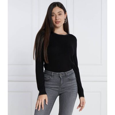 Liu Jo Sweter Regular Fit czarny L Liu Jo Sweter Regular Fit czarny L