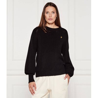 Aeronautica Militare Sweter Regular Fit czarny XS Aeronautica Militare Sweter Regular Fit czarny XS