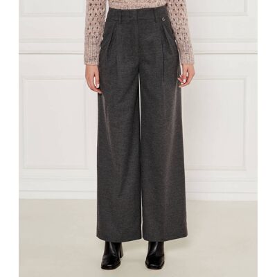 Marc Cain Spodnie flare fit grafitowy 40 Marc Cain Spodnie flare fit grafitowy 40