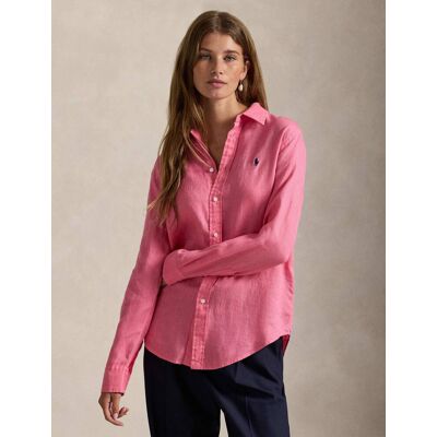 Polo Ralph Lauren Lniana koszula Classic fit różowy XS Polo Ralph Lauren Lniana koszula Classic fit różowy XS