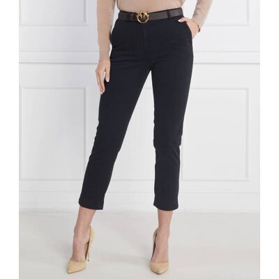 Pinko Spodnie CAMILLA Slim Fit czarny 34 Pinko Spodnie CAMILLA Slim Fit czarny 34