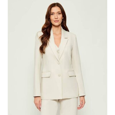 Guess Marynarka JOANDRA Slim Fit ecru L Guess Marynarka JOANDRA Slim Fit ecru L