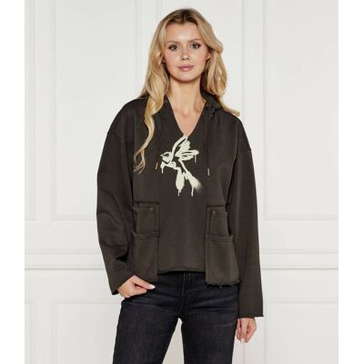 One Teaspoon Bluza Oversize fit khaki M One Teaspoon Bluza Oversize fit khaki M