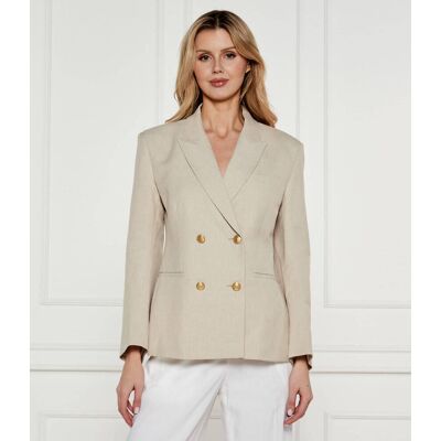 Tommy Hilfiger Marynarka Slim Fit z dodatkiem lnu beżowy 36 Tommy Hilfiger Marynarka Slim Fit z dodatkiem lnu beżowy 36