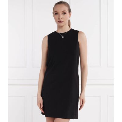 Calvin Klein Sukienka STRUCTURE czarny 38 Calvin Klein Sukienka STRUCTURE czarny 38