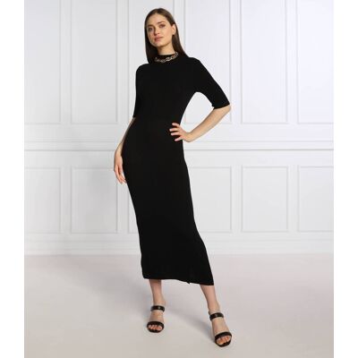 Calvin Klein Wełniana sukienka czarny XS Calvin Klein Wełniana sukienka czarny XS