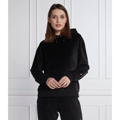Tommy Hilfiger Bluza HWK VELOUR Regular Fit czarny XS Tommy Hilfiger Bluza HWK VELOUR Regular Fit czarny XS