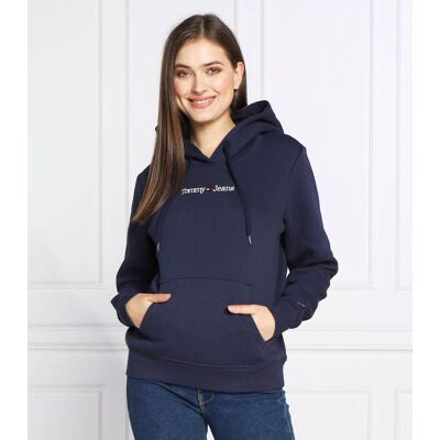 Tommy Jeans Bluza SERIF LINEAR Regular Fit granatowy XS Tommy Jeans Bluza SERIF LINEAR Regular Fit granatowy XS