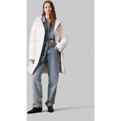 Calvin Klein Jeans Kurtka Relaxed fit ecru S Calvin Klein Jeans Kurtka Relaxed fit ecru S